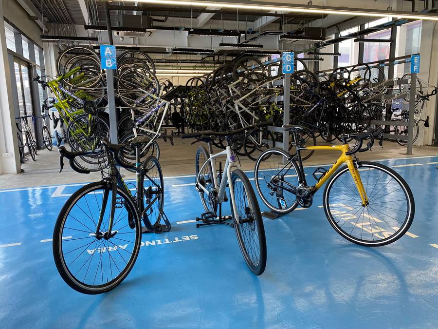 A bike rental and repair shop